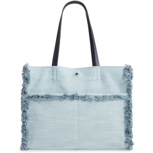 Kate Spade Frayed Jean Large Laptop Tote Bag